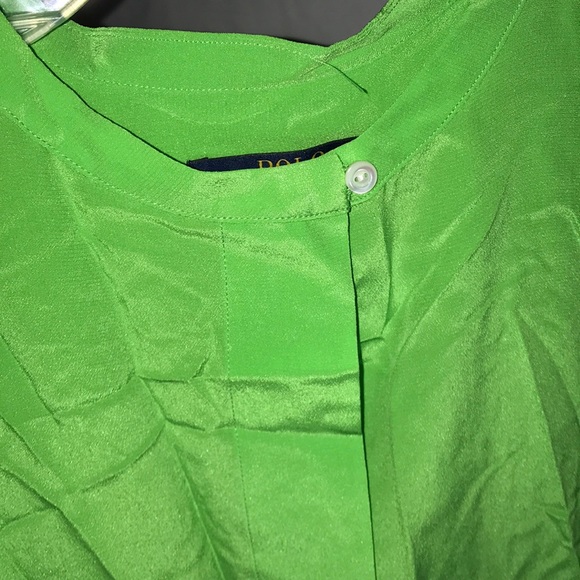 Over 90% off Classic Polo Ralph Lauren Silk Blouse - Picture 2 of 3